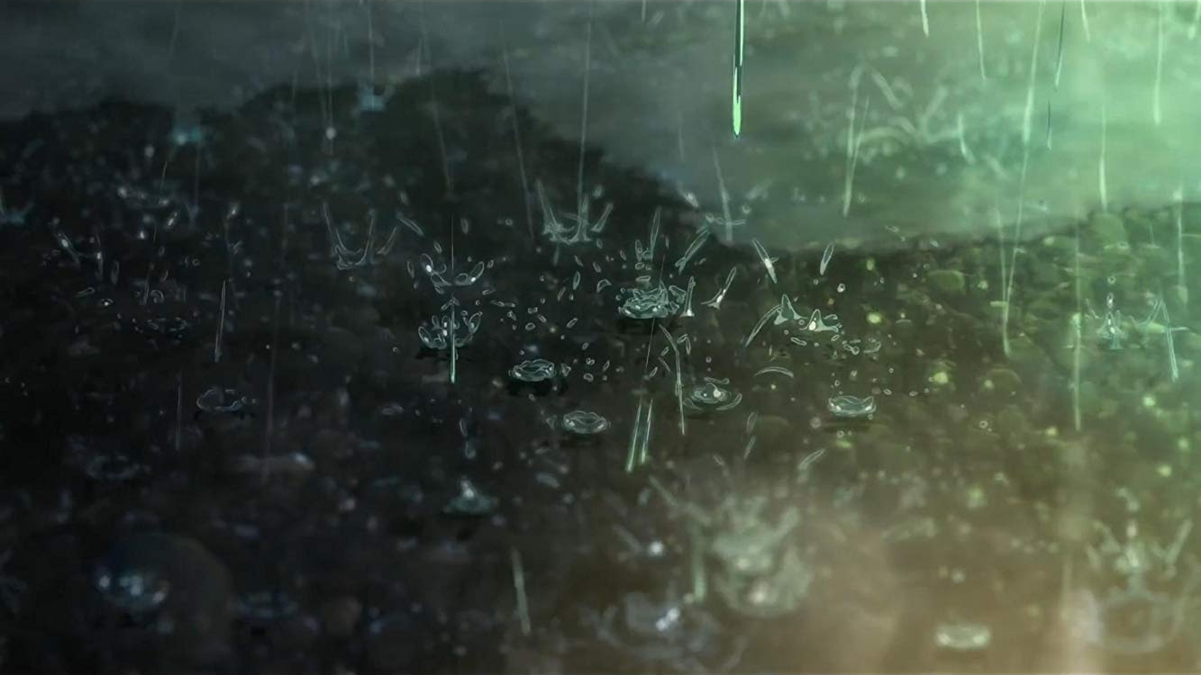 Rain is constantly used throughout the film, either as a story element or atmosphere.